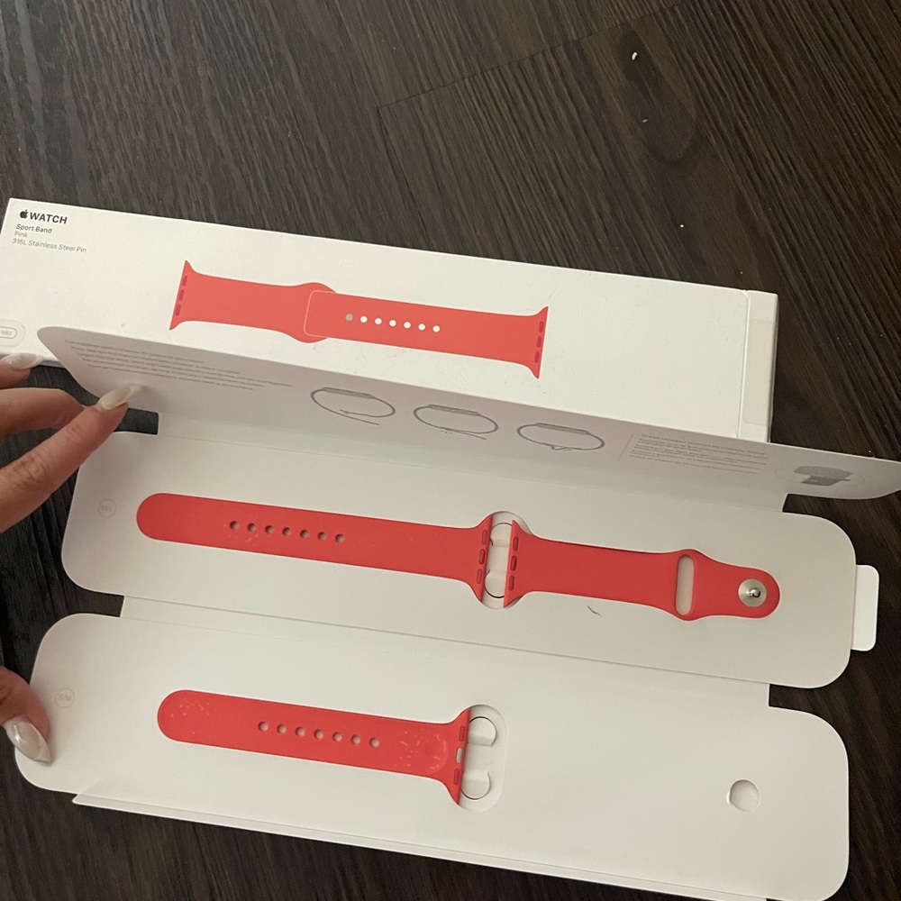 Apple Sports Band Pink 316L 38mm